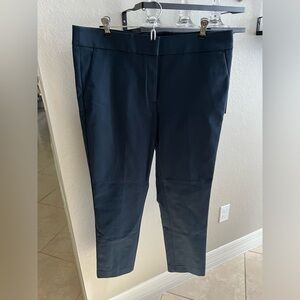 Classic Navy Cropped Dress Pants for Women